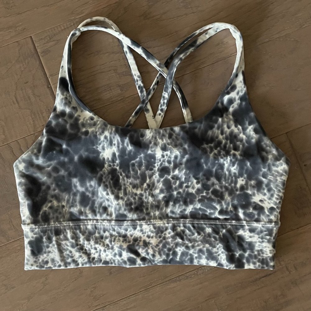 Lululemon Energy Long Line Sports Bra 8`